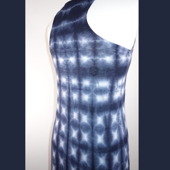 Velvet Blue Tie Dye Dress - size M - Picture 6 of 13